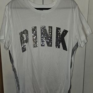 Victoria's Secret PINK Sequin T-Shirt